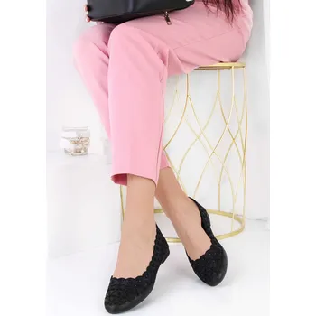 Dámské baleríny Cathay moda Krajkové baleríny 3701-1B Velikost: 38