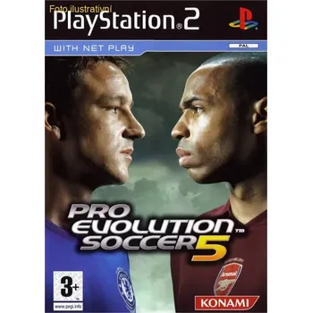 Hra pro starou konzoli Pro Evolution Soccer 5 (PS2)
