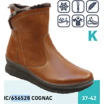 Dámská zdravotní obuv SANTÉ IC/656528 COGNAC vych. obuv vel.37-42, --- - 39