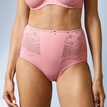 Kalhotky Sada 2 kalhotek maxi z mikrovlákna Osilio, s vysokým pasem růžová 38/40