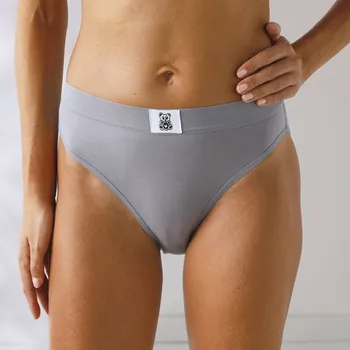 Kalhotky Sada 10 klasických kalhotek s motivem Medvídek černá+bílá+šedá 50/52