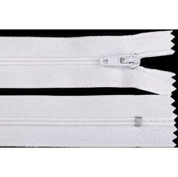Zip Spirálový zip No 3 délka 14 cm autolock Varianta: 101 bílá, Balení: 1 ks