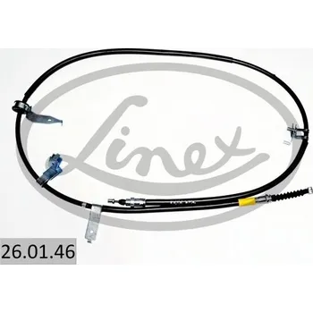 Lanko parkovací brzdy Tažné lanko, parkovací brzda LINEX 26.01.46