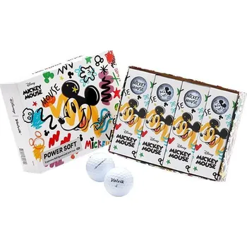 Golfový míček Volvik POWER Soft DISNEY MICKEY golfové míčky