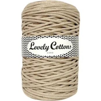 Příze P.B. MAJCHROWICZ SPOLKA CYWILNA Šňůra LOVELY COTTONS BÉŽOVÁ