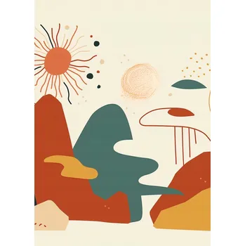 Plakát Plakát Vesmír Barev bez rámu 61 x 91,5 cm