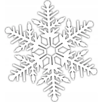 Vánoční dekorace Nálepka Sněhová Vločka Vločka Hvězdička 20 cm