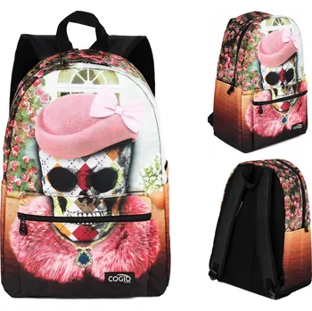 Školní batoh Školní batoh Lebka Cogio s více přihrádkami, vícebarevný