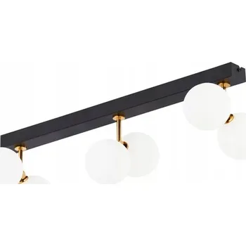 LUNA moderní saténové stropní svítidlo se 6 světelnými body, bílé stínidlo 1920