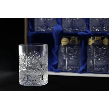 Sklenice Broušené likérky 6 ks 60 ml BLPK500A, Varianta křišťálové