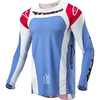Moto dres Motokrosový dres TECHSTAR OCURI, ALPINESTARS (světle modrá/bílá/červená) 2024