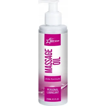 Lubrikační gel SEXY STAR MASÁŽNÍ OLEJ - LUBRIKANT 250 ml