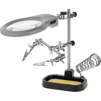 Lupa Třetí ruka KEMOT NAR0150 s lupou