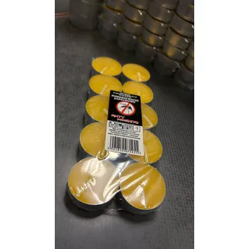 Svíčka Parafínové čajové svíčky proti komárům Anty Moskito Raf-Pol 10 ks