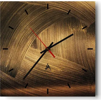 Hodiny Velké nástěnné hodiny 40x40 Abstrakce Skleněné tiché hodiny