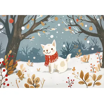 Plakát Plakát Sněžný Kamarád bez rámu 42 x 29,7 cm