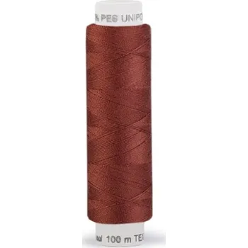 Nit Hagal Univerzální šicí niť UNIPOLY® TMAVĚ ORANŽOVO-ČERVENÁ 738
