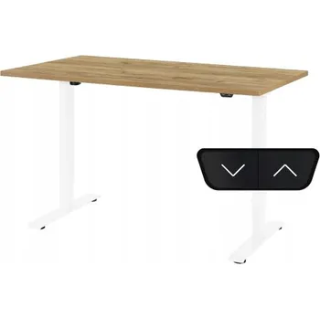 Psací stůl Obdélníkový psací stůl ProErgo 160 x 80 x 121 cm bílý