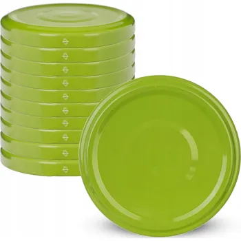 Sklenice ŠROUBOVACÍ VÍČKA NA SKLENICE VÍČKA FI66 ŠROUBOVACÍ VÍČKO 4 ZÁMKY SKLENICE 10 Ks