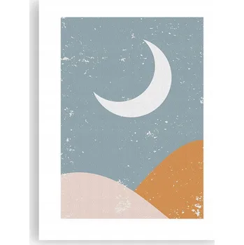Obraz Obraz plakát do obýváku ložnice 30x40 měsíc foto plakáty bez rámu