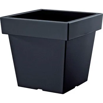 Květináč LOFLY LOW antracit 19,3cm