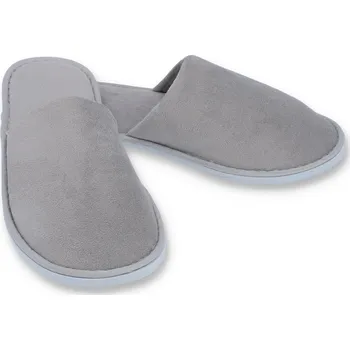 Pánské pantofle Pantofle Exclusive 5* Grey v eko sáčku, zavřená špička, šedé