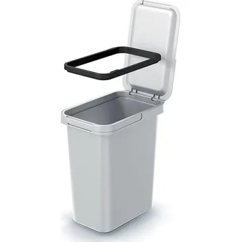 Odpadkový koš Koš odpadkový SYSTEMA popelavý 12l