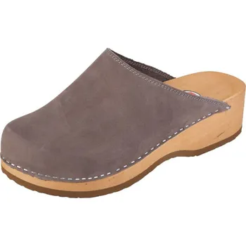 Dámská zdravotní obuv Buxa Pohodlné dřeváky PZM1 - Šedý nubuk Velikost: 40