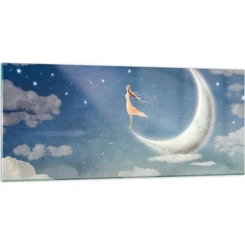 Obraz Skleněný obraz do obýváku ložnice 120x50 abstrakce foto obrazy na zeď