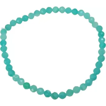 Náramek Amazonitový náramek luxusní, fasetovaný