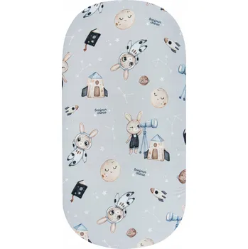 Prostěradlo Prostěradlo s gumou Bambus 50x90 Astronom pro přistýlku/kolébku Bonjour Cherie