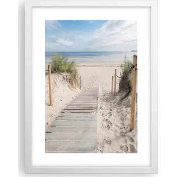 Obraz Obraz plakát v bílém rámu do obýváku 30x40 krajina plakáty na zeď