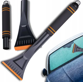 Autoškrabka Skrobaczka do szyb 2v1 lopata na sníh a odklízení sněhu automobilová 36 cm