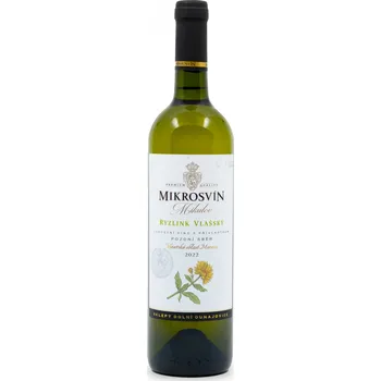 Víno Mikrosvín | Ryzlink vlašský Flower Line | 2023 | 0,75 l