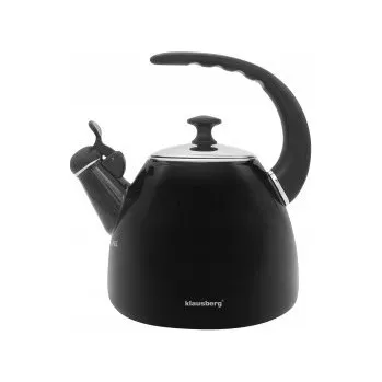 Varná konvice Tradiční ocelová smaltovaná Konvice Klausberg 2,8 l černá