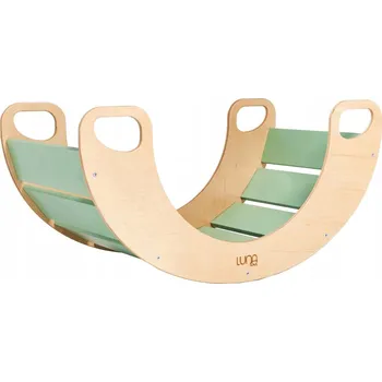 Dětská houpačka Dřevěné Houpačka Luna Toys zelený