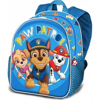Batoh pro školku s 3D reliéfem Tlapková patrola