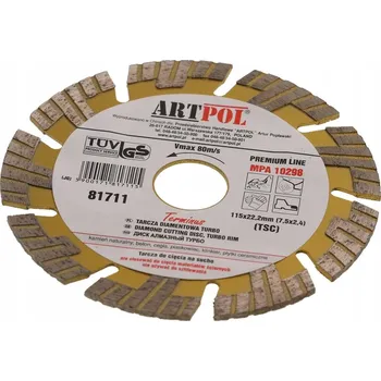 Řezný kotouč DIAMANTOVÝ KOTOUČ 115 mm TURBO SPEED TERMINUS