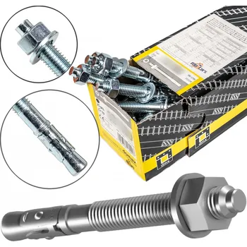 Hmoždinka Betonu kotva M12x120 ocelová expresní rozpěrná kotva s kroužkem 25 Ks