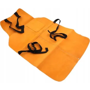 Pracovní zástěra Kožená zástěra dílenská ochranná velikost XL