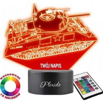 Lampička Plexido vícebarevná Noční lampa