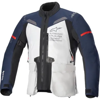 Moto bunda bunda ST-7 GORE-TEX, ALPINESTARS (světle šedá/modrá/černá) 2025