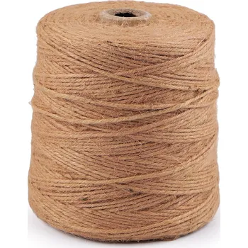 Příze Jutový provázek Ø3 mm k pletení tašek a dekorací Varianta: 3 (05) režná přírodní, Balení: 1 ks