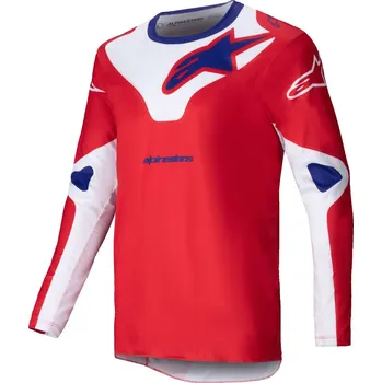 Moto dres Motokrosový dres RACER VEIL, ALPINESTARS (červená/bílá) 2025