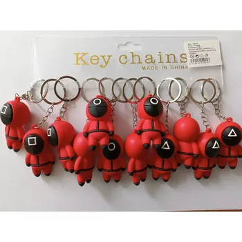 Klíčenky, přívěsky Squid game, Hra na Oliheň