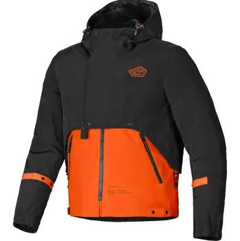 Moto bunda Moto bunda MOOTANT WATERPROOF PARKA, ALPINESTARS (černá/oranžová fluo) 2025