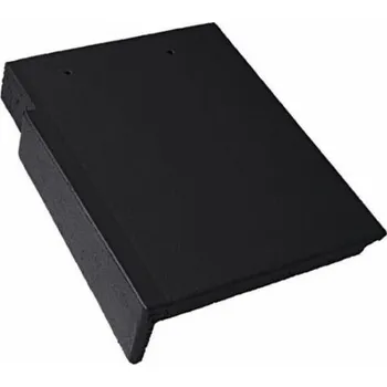 Střešní krytina Taška krajní levá BMI BRAMAC Tegalit star – ebenově černá