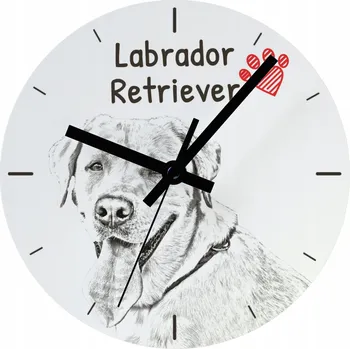 Hodiny Nástěnné hodiny Art-Dog bílé 20 cm