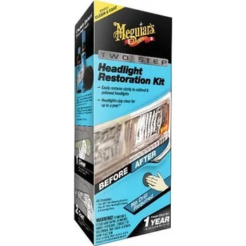 Sada na renovaci světlometů MEGUIARS, Sada Two Step Headlight Restoration Kit - dvoukroková sada na oživení světlometů