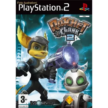 Hra pro starou konzoli Ratchet and Clank 2 (PS2)